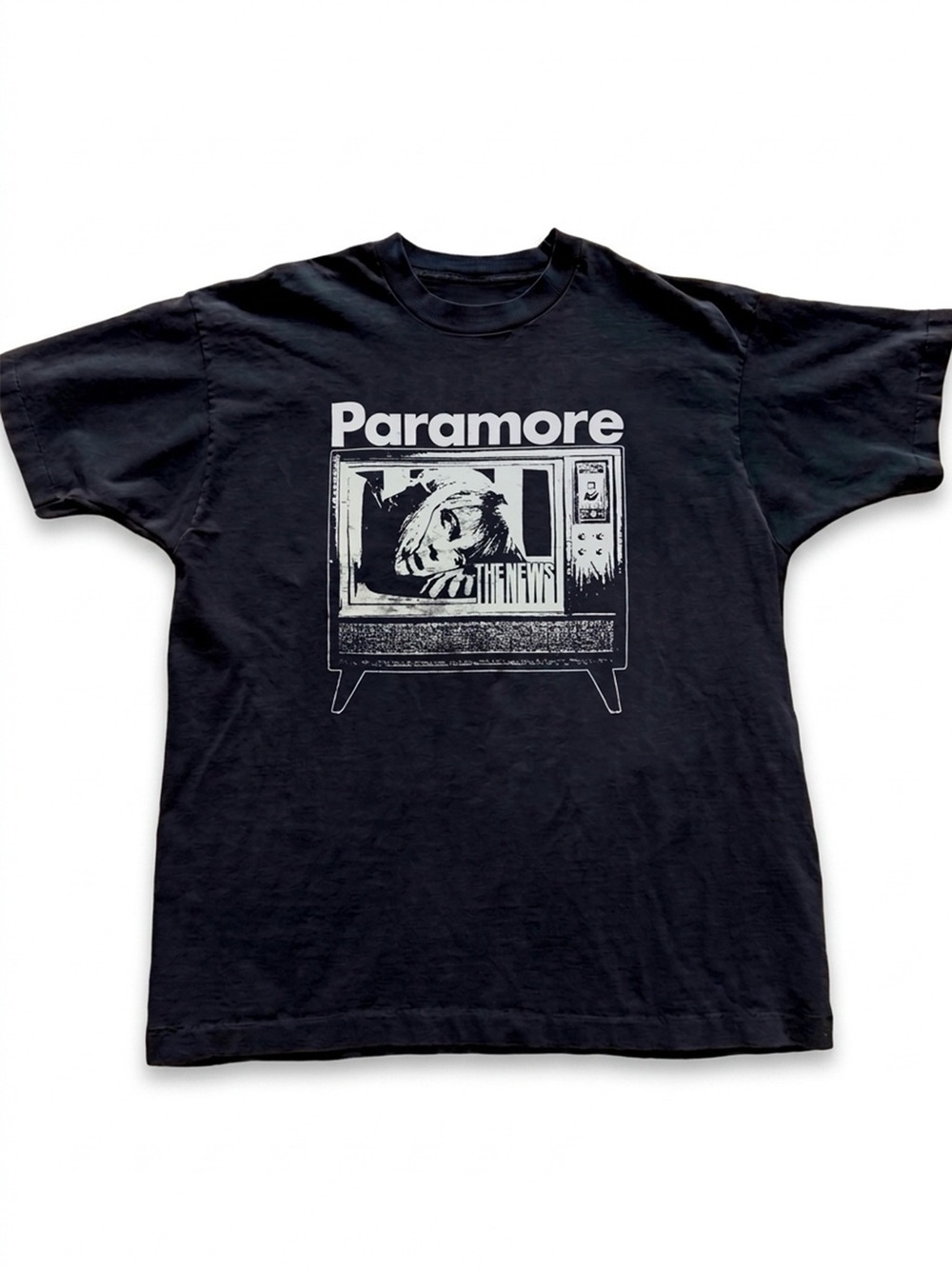 Gildan Black Paramore 'The News' Graphic Short Sleeve Tee